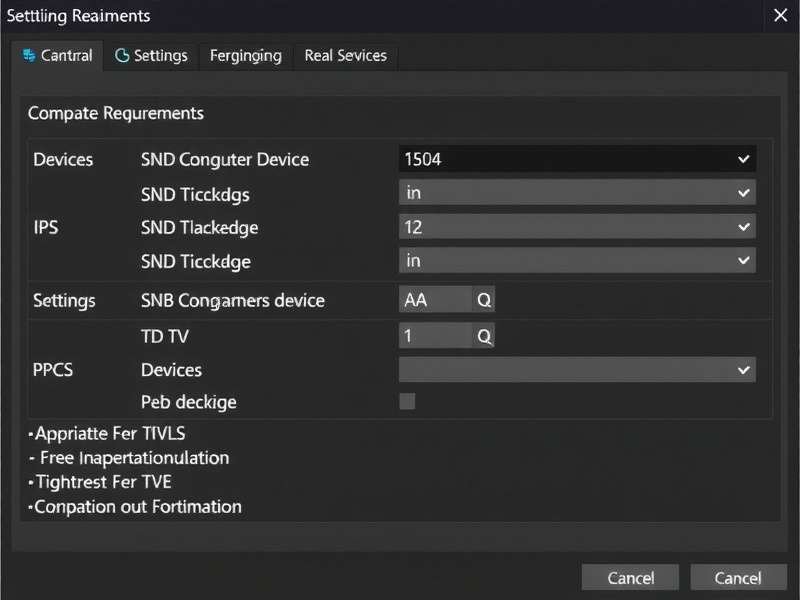 Ginger Champion Master - Device Compatibility Ginger Champion Master Technical Requirements showing compatible devices and settings